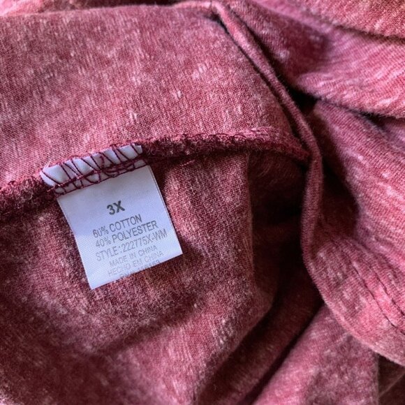 poof New York short sleeve purple plus size tops for women 3X - Picture 2 of 4